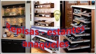 Estantes  repisas  anaqueles  Ideas para organizar espacios [upl. by Gamaliel]