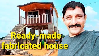 Readymade house  Readymade fabricated house  movable farmhouse  mobile house  vvr telugu [upl. by Kimberli]