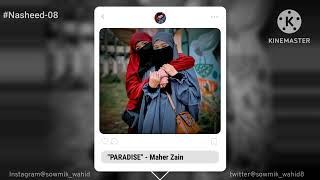 Paradise  Maher Zain Vocals Only  Sped Up [upl. by Semmes]