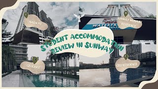 Student Accommodation Review in Sunway Area  EuVlog 6 🇲🇨🇲🇾 [upl. by Hyps]