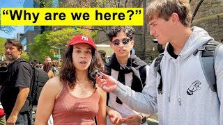 Asking College Students if They Know Why They are Protesting [upl. by Woodrow]