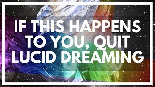 Stop Lucid Dreaming If You Experience This Thing [upl. by Estrella454]