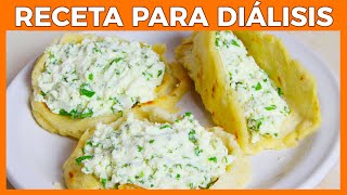 RECETAS para pacientes en HEMODIALISIS 💉GORDITAS DE REQUESÓN 🤤Facil y rapido  Junica IRC [upl. by Etessil]