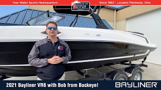 2021 Bayliner VR6 Walk Around Details With Bob [upl. by Nilorac]