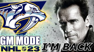 NHL 23  Nashville Predators  GM Mode Commentary ep 21 [upl. by Ioyal121]