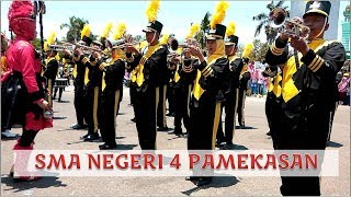 LASKAR CINTA DRUM BAND CARNIVAL KEMILAU MADURA 2018 SMA NEGERI 4 PAMEKASAN [upl. by Leventhal206]