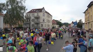 Festumzug Heidenauer Stadtfest mit über 1300 Mitwirkenden Händler Vereine Usw 🚒🚑 🚔 [upl. by Newnorb283]