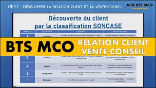 AIDE BTS MCO  La classification SONCASE en vente  Relation client et vente conseil [upl. by Ydnas90]