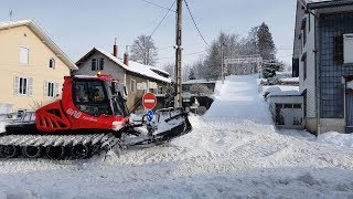 TransJu 2019  Enneigement du village des Rousses [upl. by Dnomhcir]