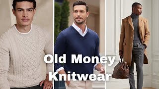 Mens Sweaters For Old Money Aesthetic  Six Fall Style Essentials You Need [upl. by Eednahs]