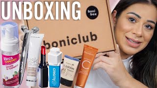 UNBOXING Conheci a Caixinha de SKIN CARE MAIS COMPLETA da Internet  BONIBOX [upl. by Cahn751]