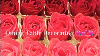 How To Decorate A Dining Table For Valentine Day Dining Table Decorating Ideas table dining [upl. by Irem]