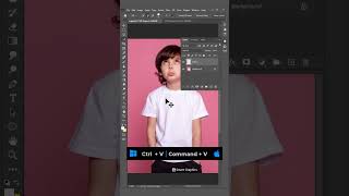 Add Desing on TShirt in Photoshop [upl. by Okomot71]