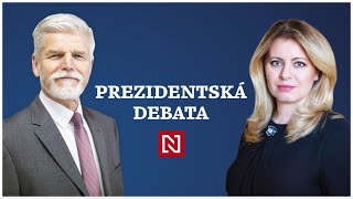 Prezidentská Debata N – Zuzana Čaputová a Petr Pavel si rozumeli aj na pódiu [upl. by Anyale]