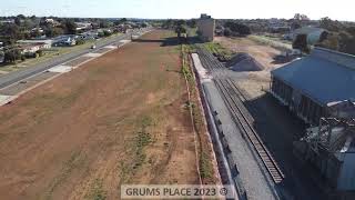 Coolamon NSW Australia rail extension first view Sept 1st 2023 [upl. by Abeu769]