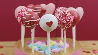 How to Make Valentines Day Cake Pops [upl. by Aydne]