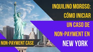 Cómo Iniciar un Caso de Impago de Renta NonPayment en la ciudad de Nueva York [upl. by Anigue]