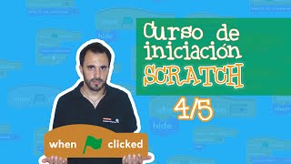 Aprende a programar VideoJuegos con Scratch  Iniciación 45 [upl. by Lydon472]