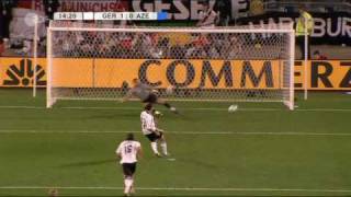 10 Deutschland Vs Aserbaidschan Elfmeter von Michael Ballack [upl. by Eiramanit290]