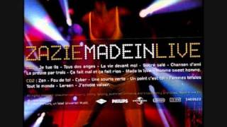 Zazie  Fou de toi Made in live [upl. by Georas]