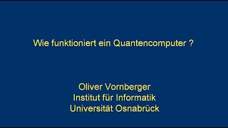 Wie funktioniert ein Quantencomputer [upl. by Falkner]