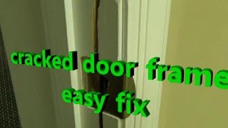 KICKED IN DOOR FRAME REPAIR [upl. by Anived]