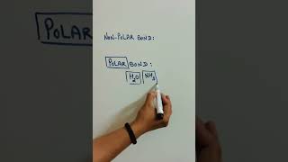 Polar And NonPolar Molecules Polar Non polar Bonds tricks [upl. by Auqinaj]