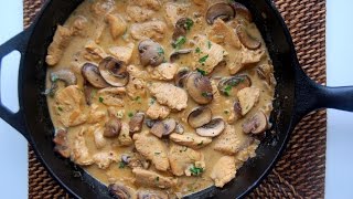 Chicken Stroganoff Recipe  Very delicious [upl. by Archle]