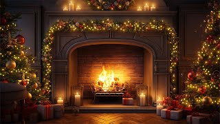 Embracing the Cozy Christmas Ambience🎄 Fireplace Sound  Christmas Wonderland [upl. by Latoye]