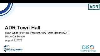 ADR Town Hall [upl. by Reklaw]