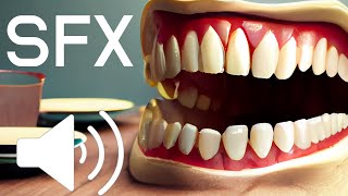 Cartoon Teeth Chattering Sound Effect  Cold Animation Audio  Free Download in Description ⬇️ [upl. by Bloomer]