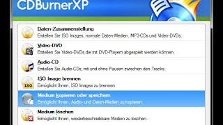 Freeware CDBurnerXP  CDDVD  Brennprogramm  ISOImages  AudioCD  Windows  Software [upl. by Eiblehs334]