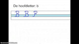 De hoofdletter b [upl. by Melliw]