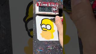 【ASMR】Drawing Simpson in 40 Sec [upl. by Ammamaria411]