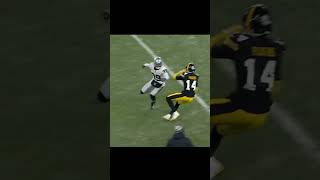 George Pickens Every Catch in Big Week 16 vs Las Vegas Raiders shorts pittsburghsteelers [upl. by Florrie]