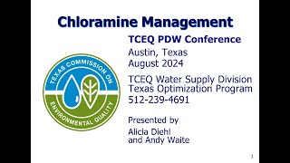 09 Chloramine Management [upl. by Ahsiena]