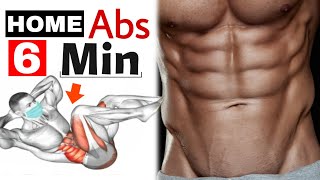 6 تمارين شد البطن للمبتدئين كمال الاجسام  abdos workout home [upl. by Elli]