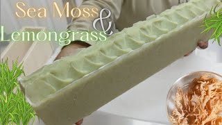 How I Make My Sea Moss and Lemongrass Soap Sea Moss benefits Sea Moss Gel [upl. by Peers]