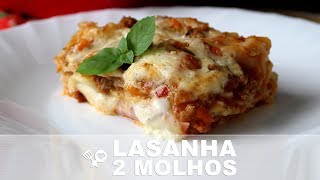 Lasanha 2 molhos  Receitas de Natal  Natal 2017 [upl. by Klara658]