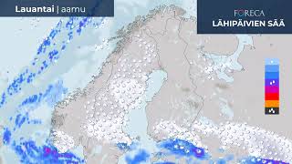 Pakkasta ja paikoin lumisadetta – sääennuste 29122023–112024 [upl. by Ireva]