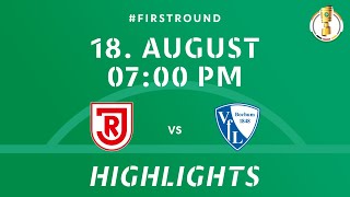 DFBPokal 202425 Round 1  SSV Jahn Regensburg vs VfL Bochum 1848  DFB Pokal Match Highlights [upl. by Bilat]