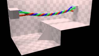 Blender Molecular script Rope [upl. by Adnik]