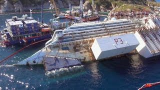 Cleaning Up Costa Concordias 180000Ton Ruins [upl. by Einomrah818]