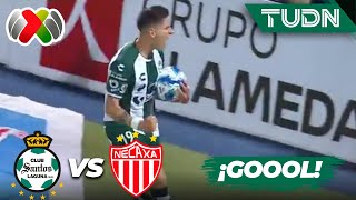 ¡Santiago Muñoz empata el partidooo  Santos 22 Necaxa  Liga Mx AP2024  J6  TUDN [upl. by Dorin691]