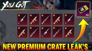 😍NEW PREMIUM CRATE IS HERE BGMI  FREE KAR98 UPGRADE SKIN ParasOfficialYT [upl. by Rodi723]