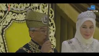 LIVE Istiadat Pertabalan Yang diPertuan Agong ke16 AlSultan Abdullah [upl. by Hugh]