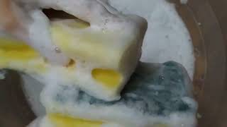 Kitchen Sponges Soapy Squeezing Sounds  Sponge ASMR [upl. by Brace]