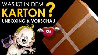 Was ist in dem riesigen Karton  Unboxing amp Vorschau 3 April 2019 [upl. by Annanhoj]