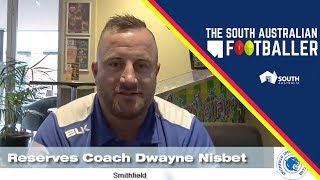 SA Adelaide Footballer 25 60Second Rapid Fire with Smithfield Reserves Coach Dwayne Nisbet [upl. by Wieche]