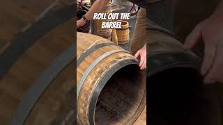 whiskeybarrel bourbonbarrel howto roll rollout barrel wooden woodworking woodwork bourbon [upl. by Zorina662]